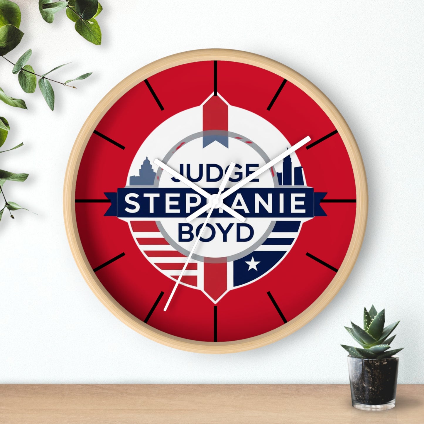 Personalized Judge Wall Clock - Unique Gift for Law Professionals
