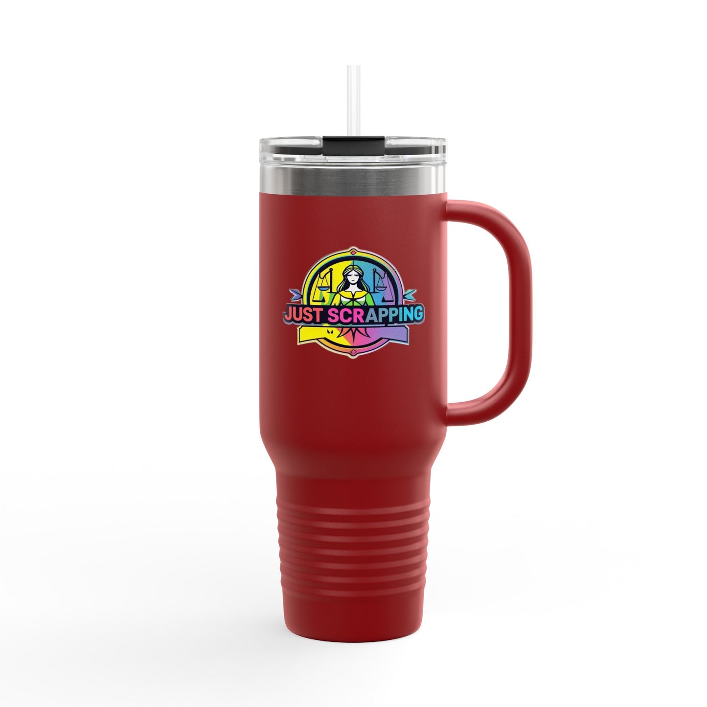 Just Scrapping Insulated Travel Mug - 40oz, Perfect for Crafters on the Go