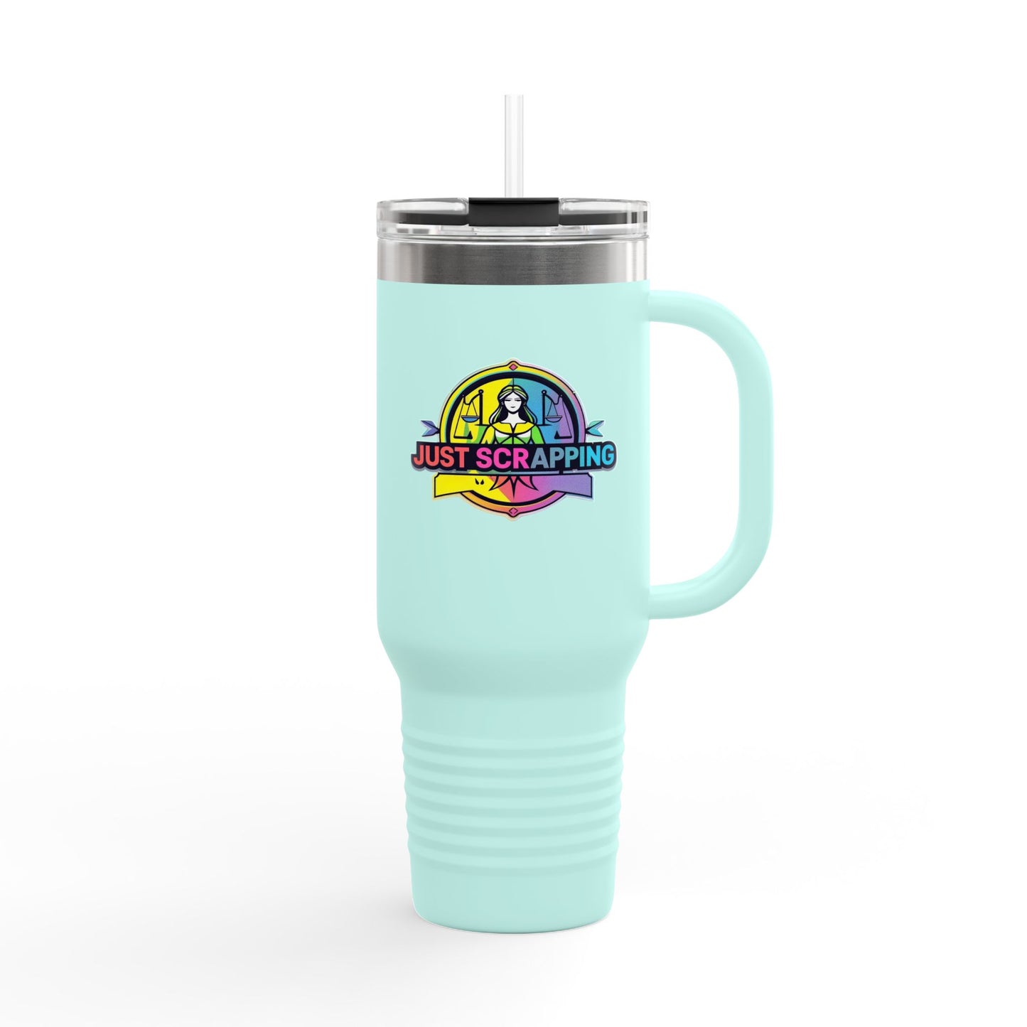 Just Scrapping Insulated Travel Mug - 40oz, Perfect for Crafters on the Go