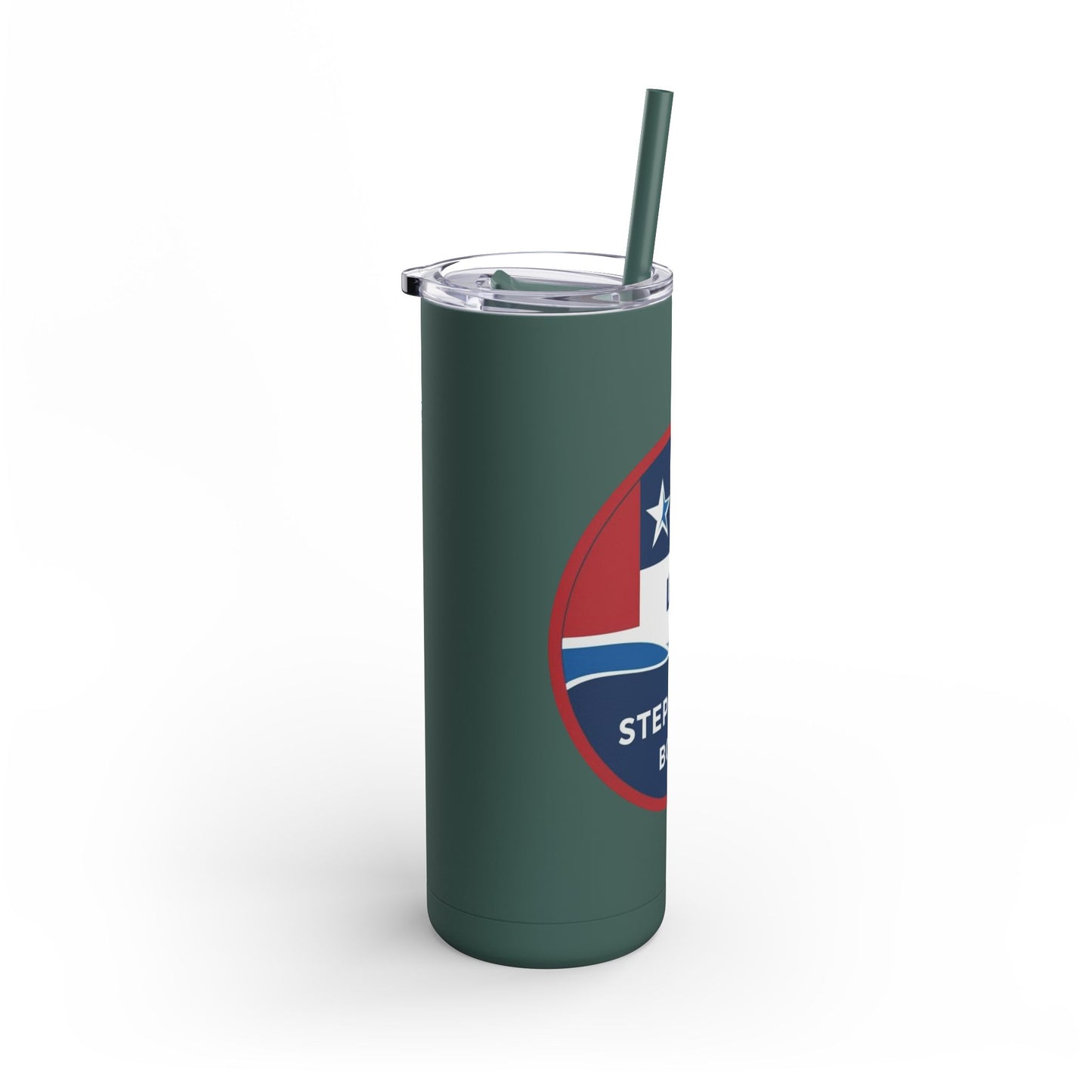Personalized 20oz Skinny Tumbler with Texas Design - Custom Drinkware for Gifts