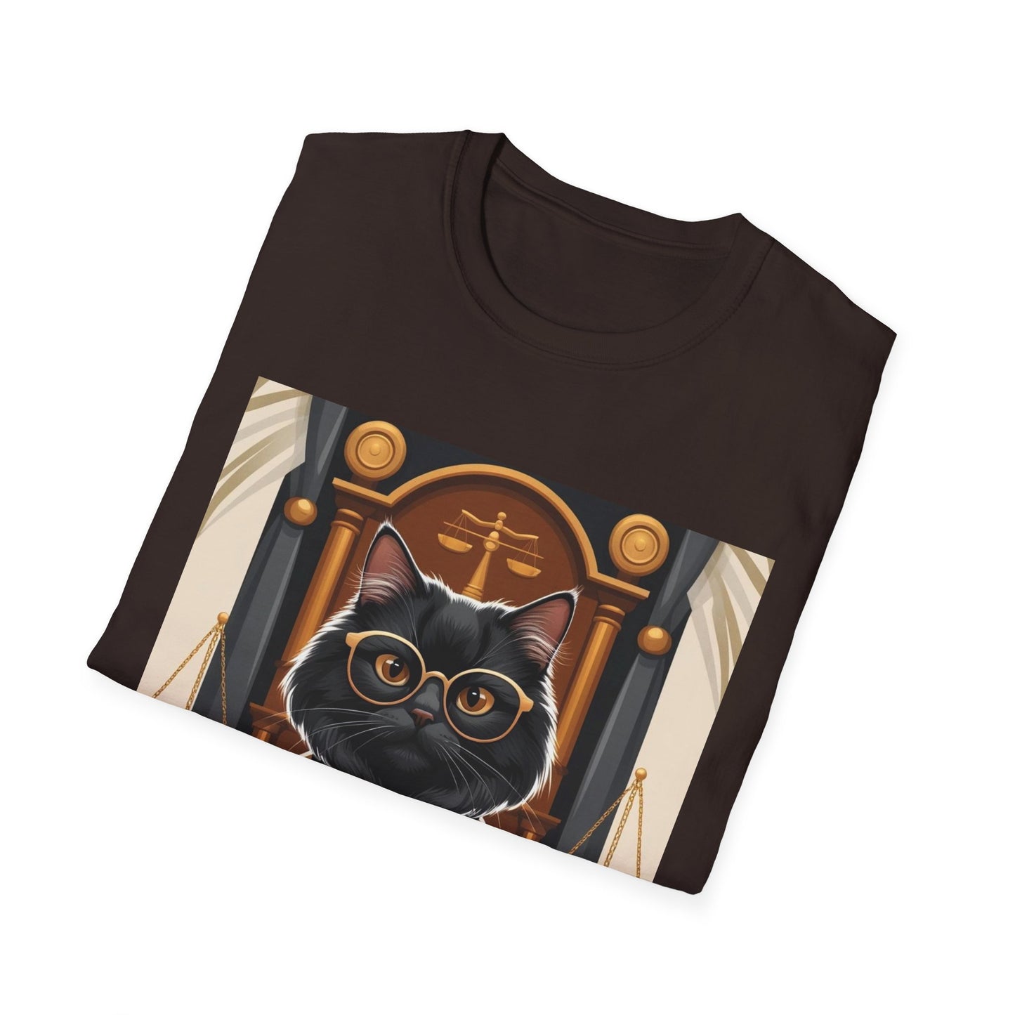 Funny Cat Graphic Unisex Softstyle T-Shirt