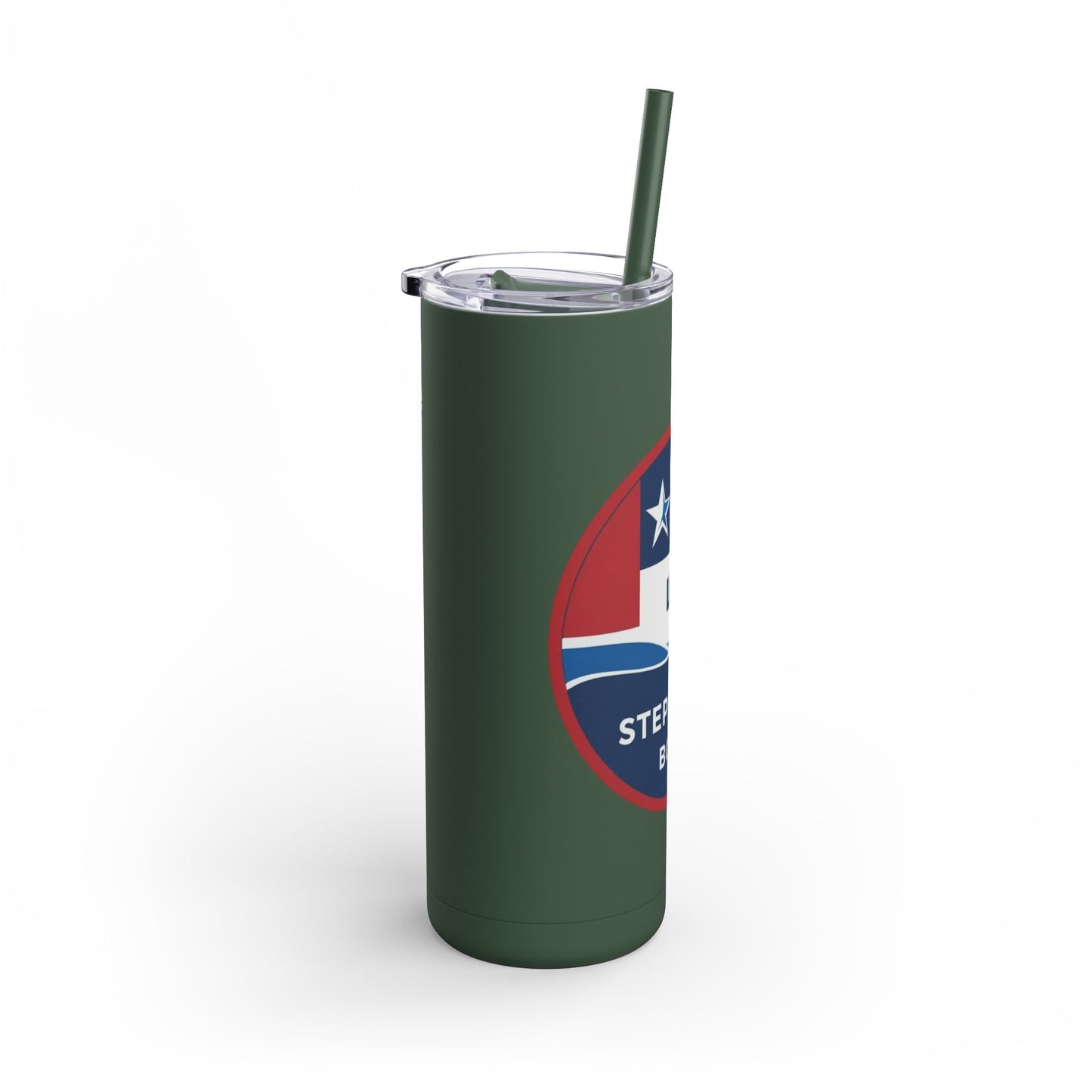 Personalized 20oz Skinny Tumbler with Texas Design - Custom Drinkware for Gifts