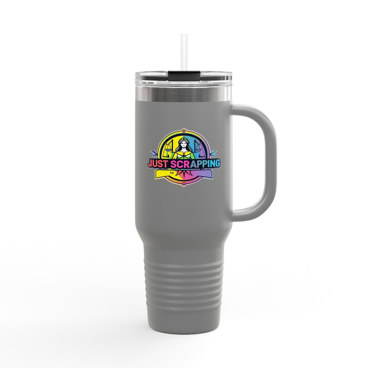 Just Scrapping Insulated Travel Mug - 40oz, Perfect for Crafters on the Go