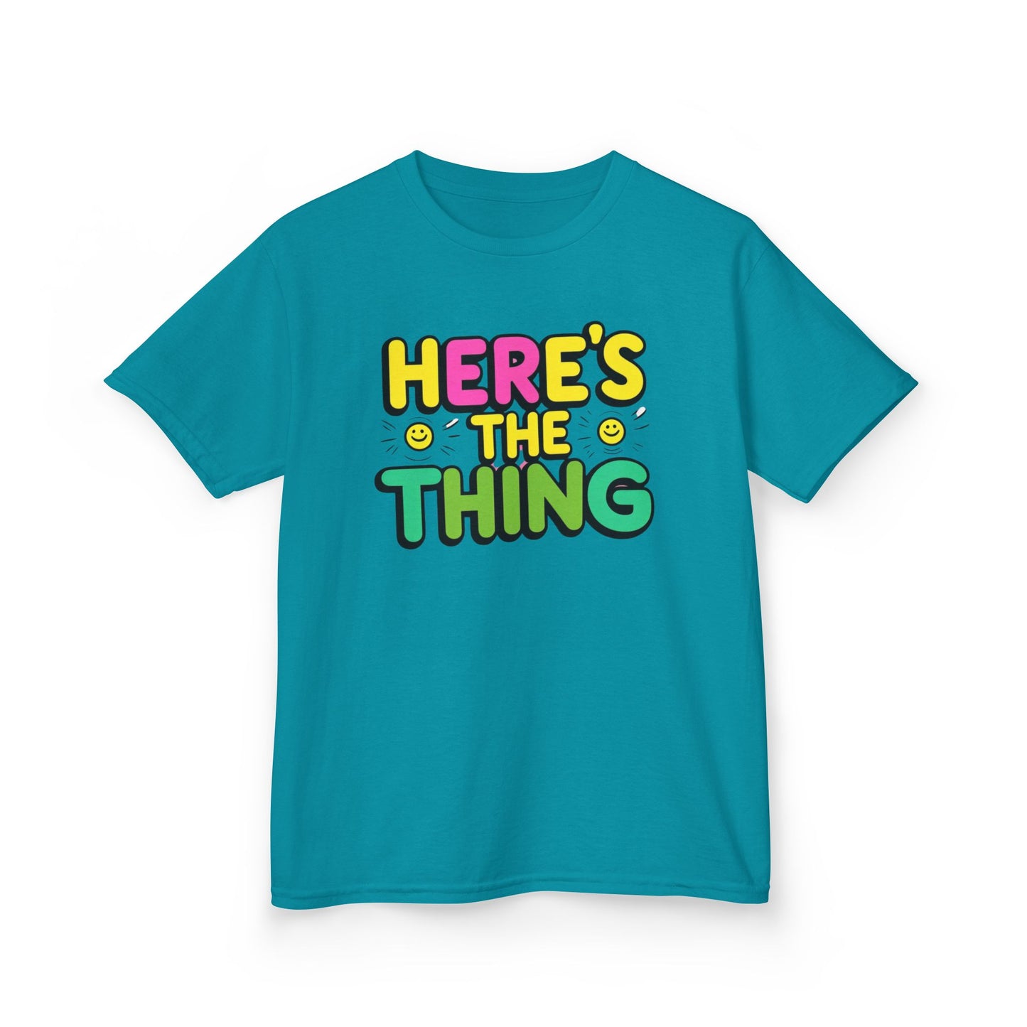 Kids Cotton Tee - "Here's The Thing" Fun Shirt for Playtime