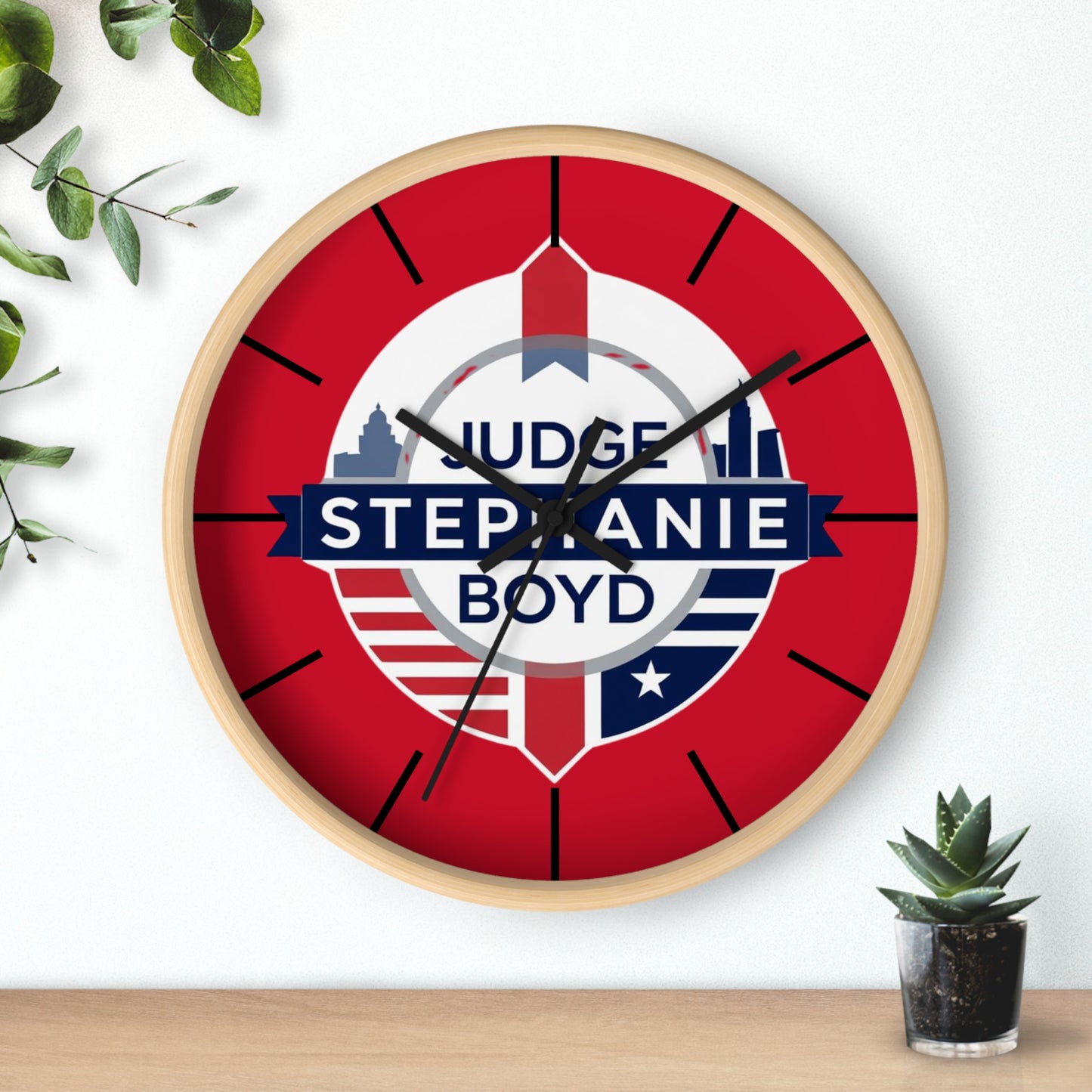 Personalized Judge Wall Clock - Unique Gift for Law Professionals