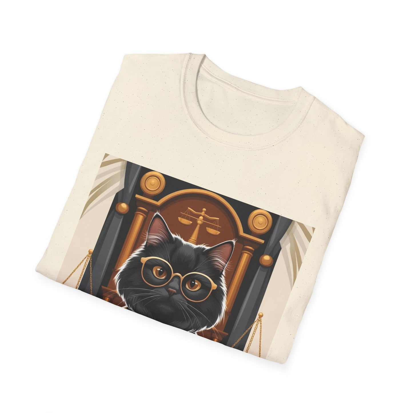 Funny Cat Graphic Unisex Softstyle T-Shirt