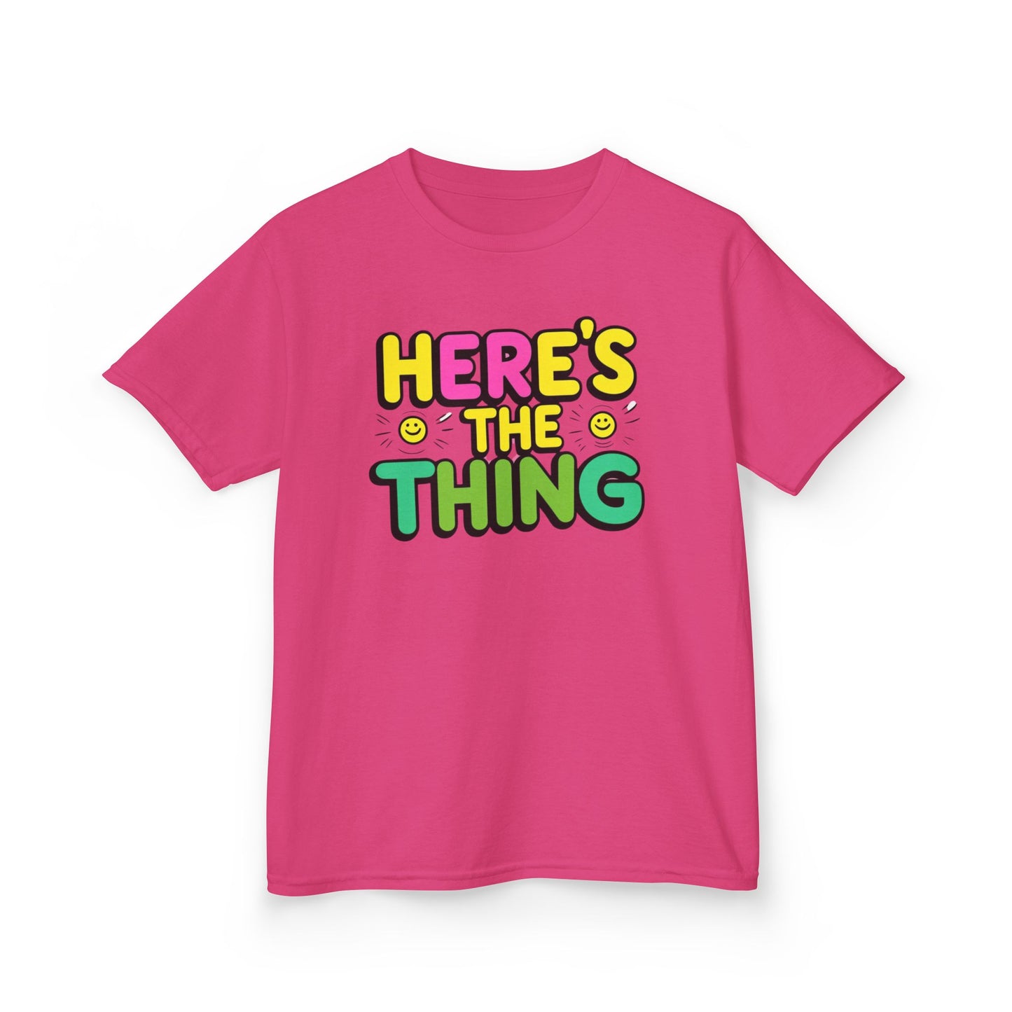 Kids Cotton Tee - "Here's The Thing" Fun Shirt for Playtime