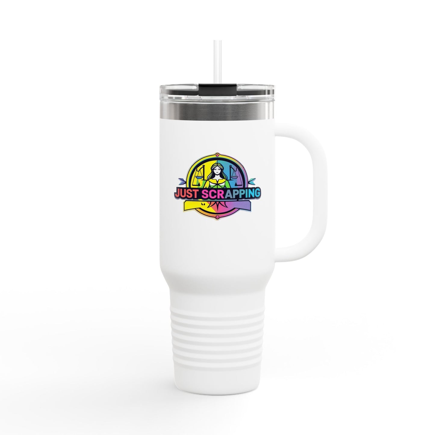 Just Scrapping Insulated Travel Mug - 40oz, Perfect for Crafters on the Go