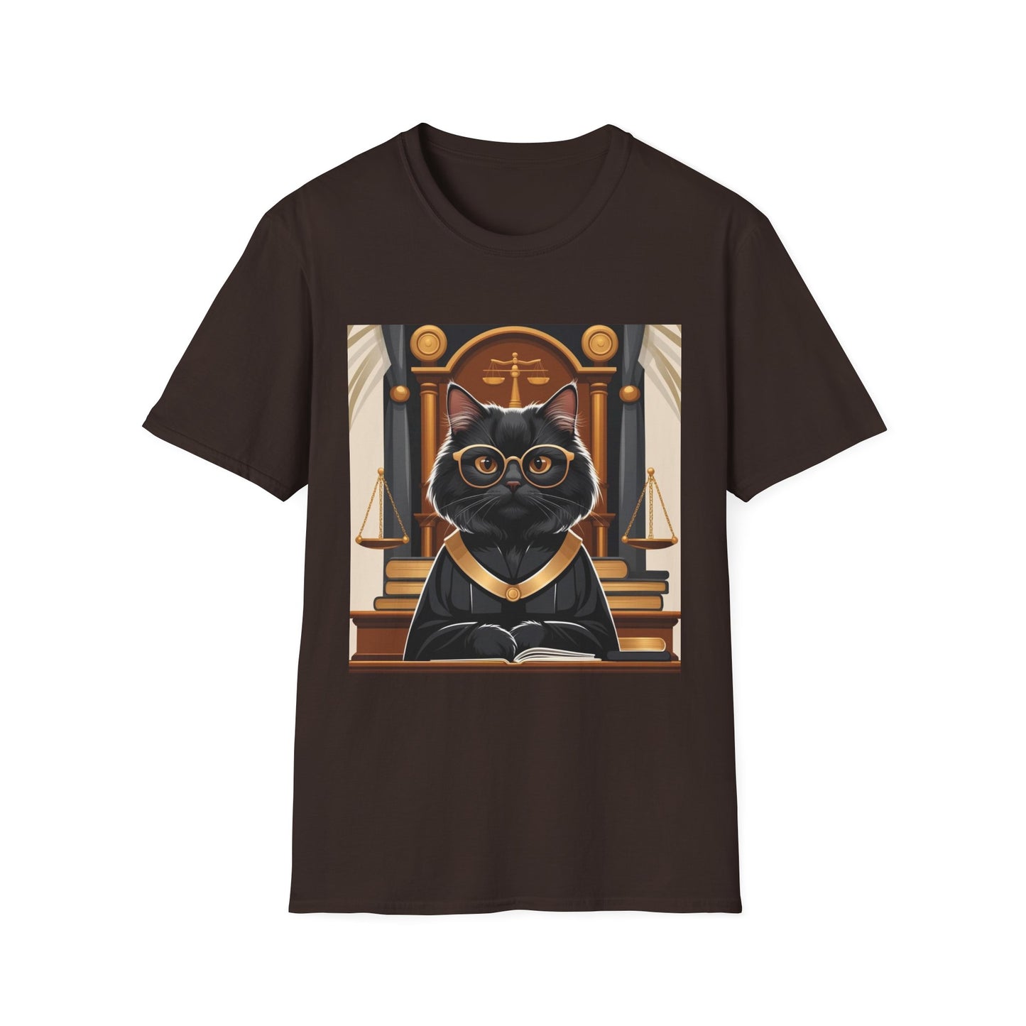 Funny Cat Graphic Unisex Softstyle T-Shirt