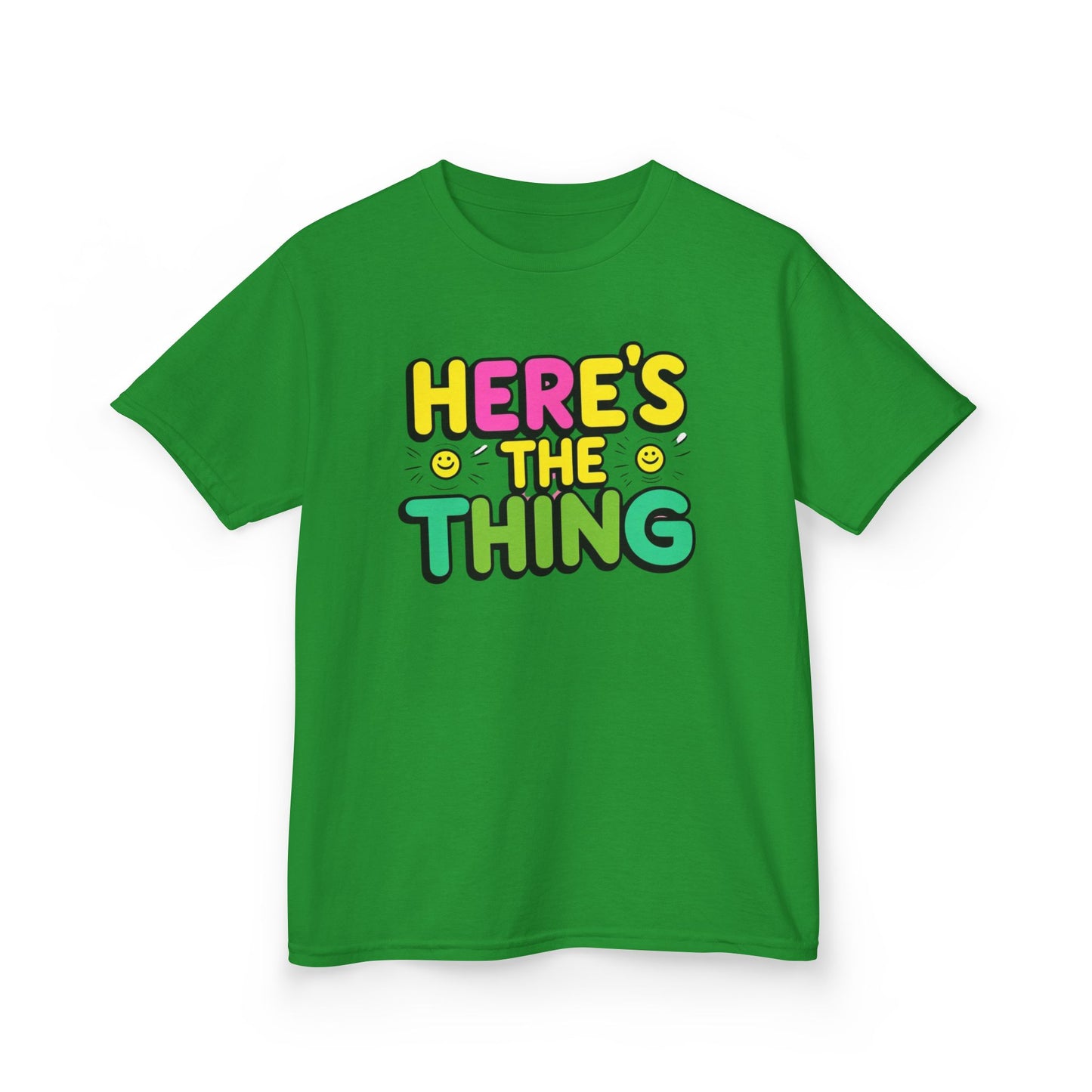 Kids Cotton Tee - "Here's The Thing" Fun Shirt for Playtime