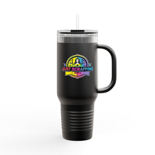 Just Scrapping Insulated Travel Mug - 40oz, Perfect for Crafters on the Go