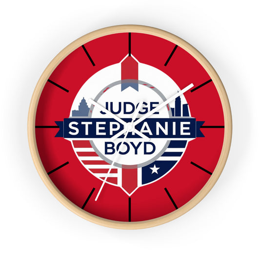 Personalized Judge Wall Clock - Unique Gift for Law Professionals