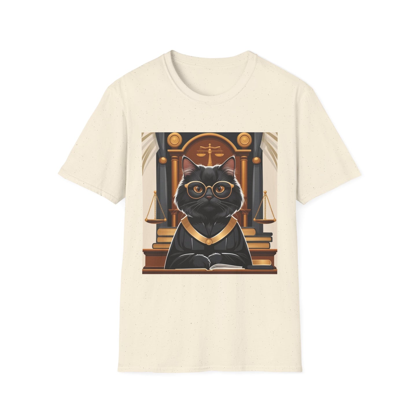 Funny Cat Graphic Unisex Softstyle T-Shirt