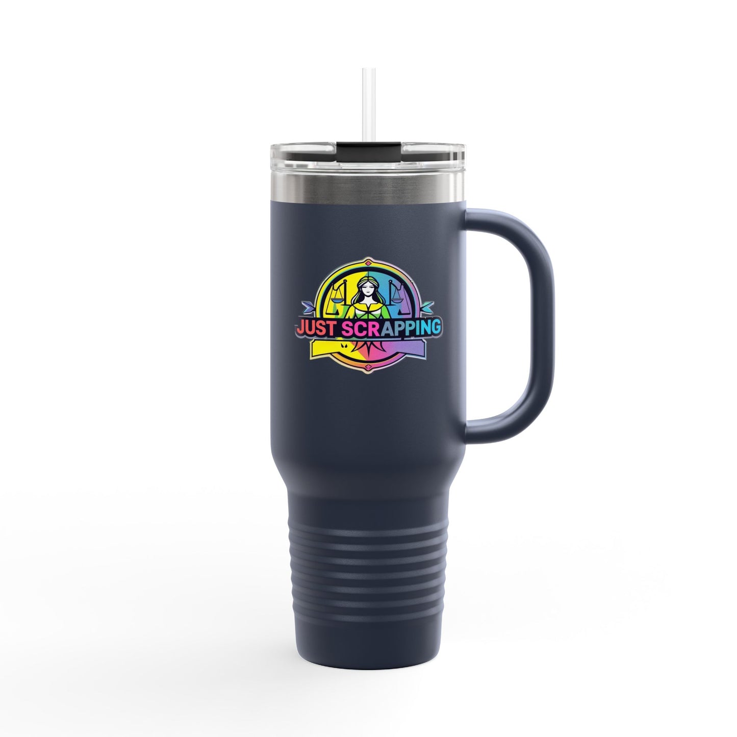 Just Scrapping Insulated Travel Mug - 40oz, Perfect for Crafters on the Go