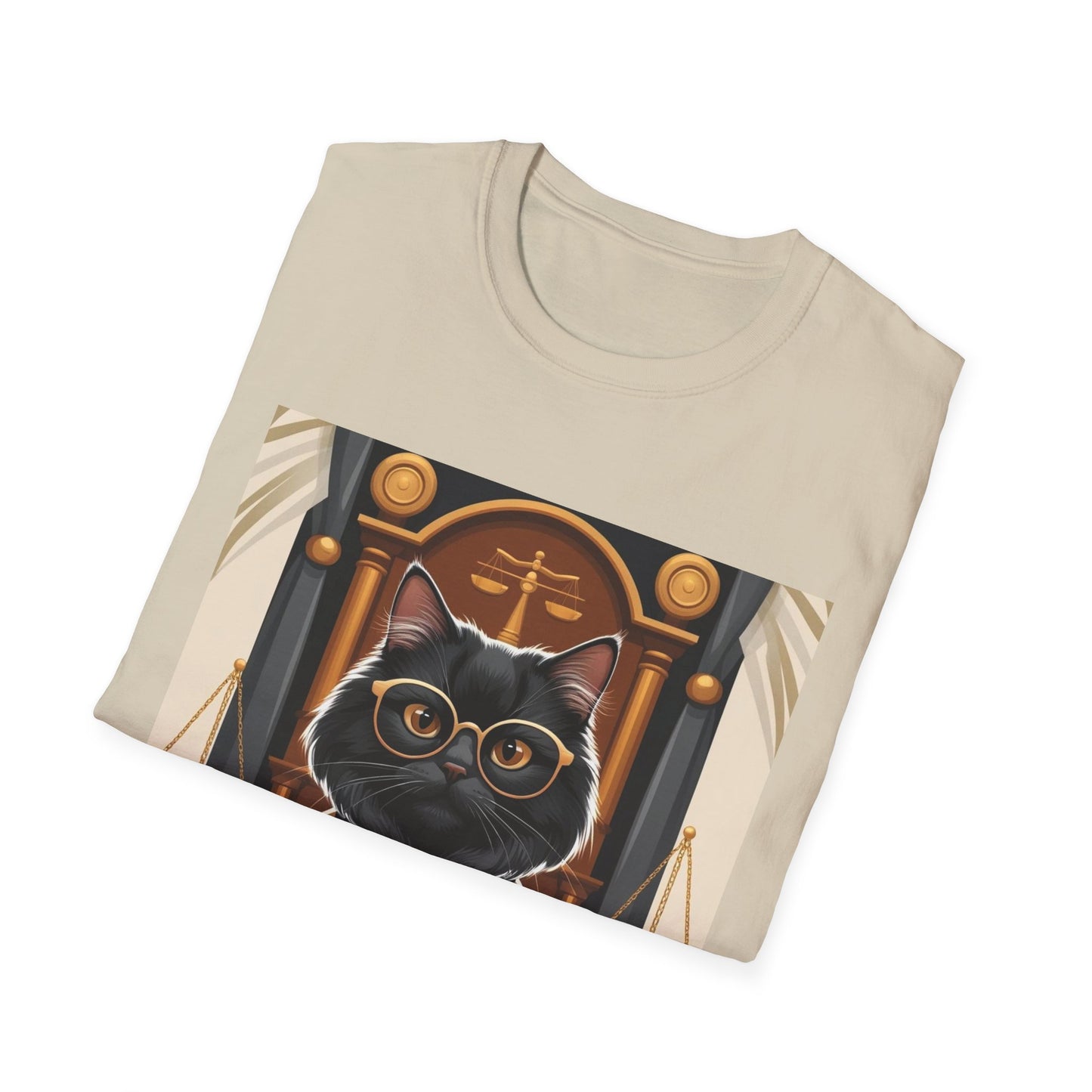 Funny Cat Graphic Unisex Softstyle T-Shirt