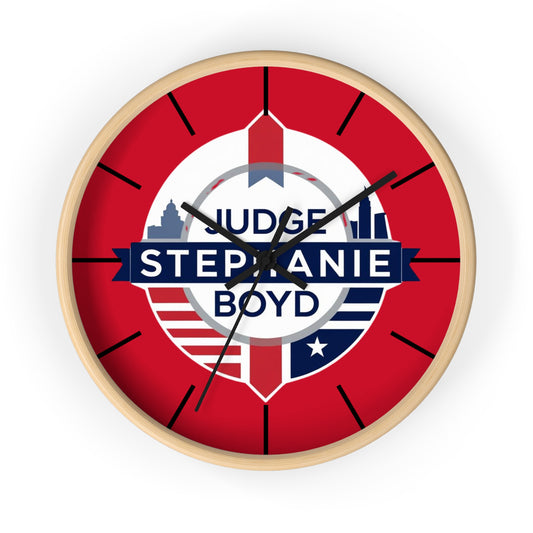 Personalized Judge Wall Clock - Unique Gift for Law Professionals