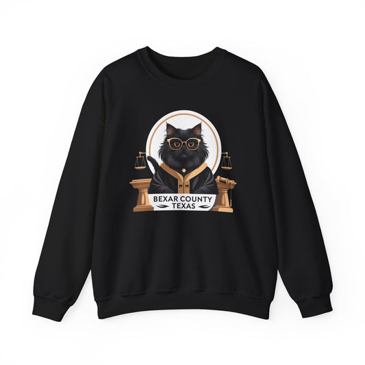 Bexar County Cat Crewneck Sweatshirt - Fun & Cozy Gift for Cat Lovers