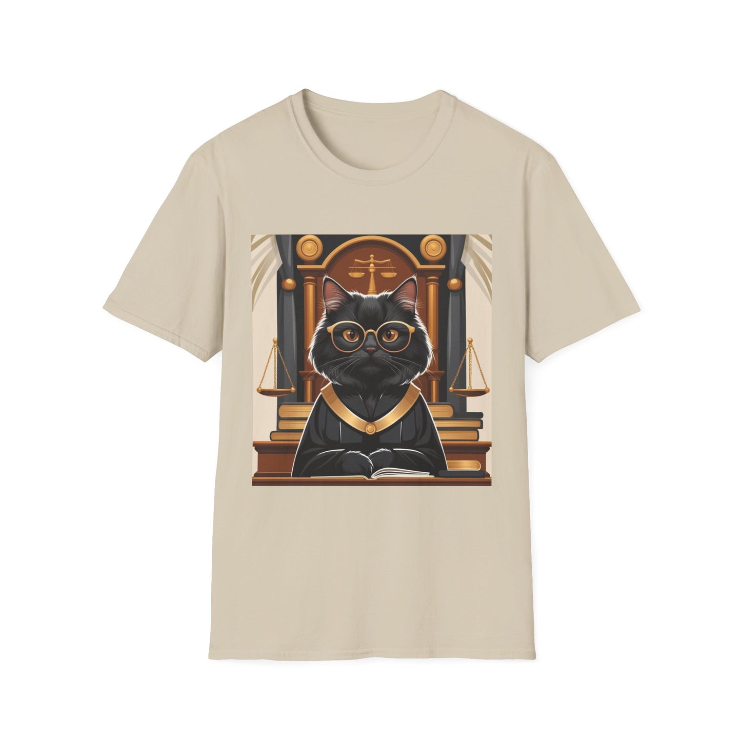 Funny Cat Graphic Unisex Softstyle T-Shirt